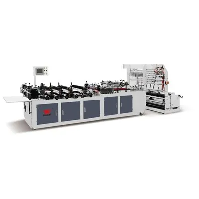 Máquina para fabricar bolsas de papel de sellado intermedio